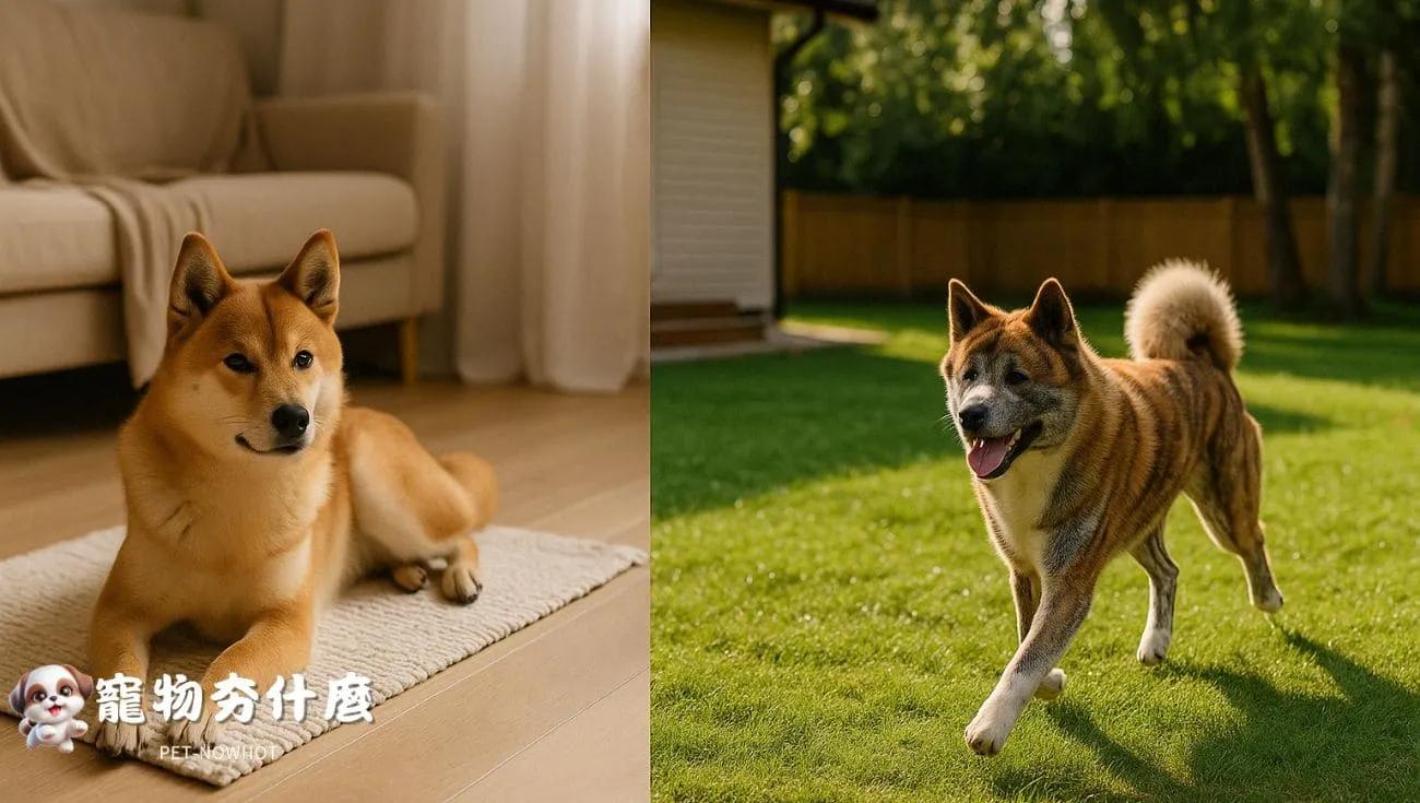柴犬秋田犬適合空間