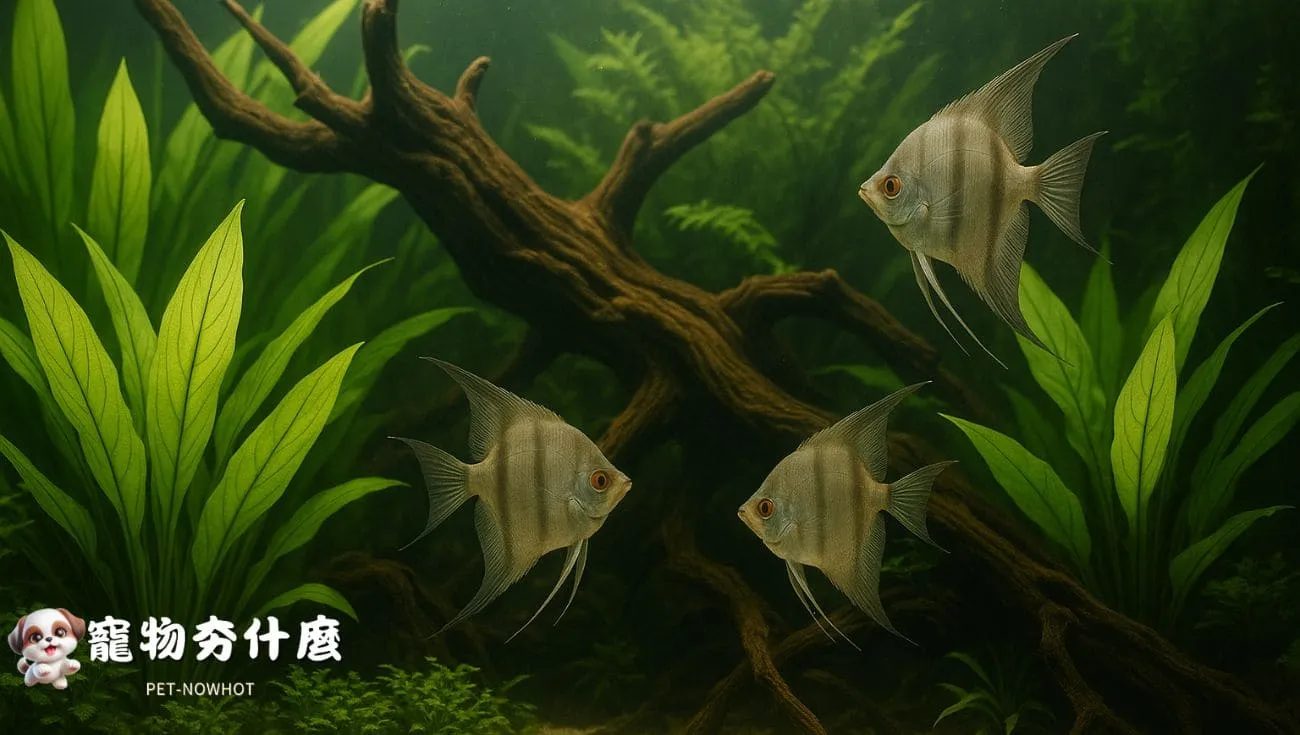 神仙魚適合的水草造景