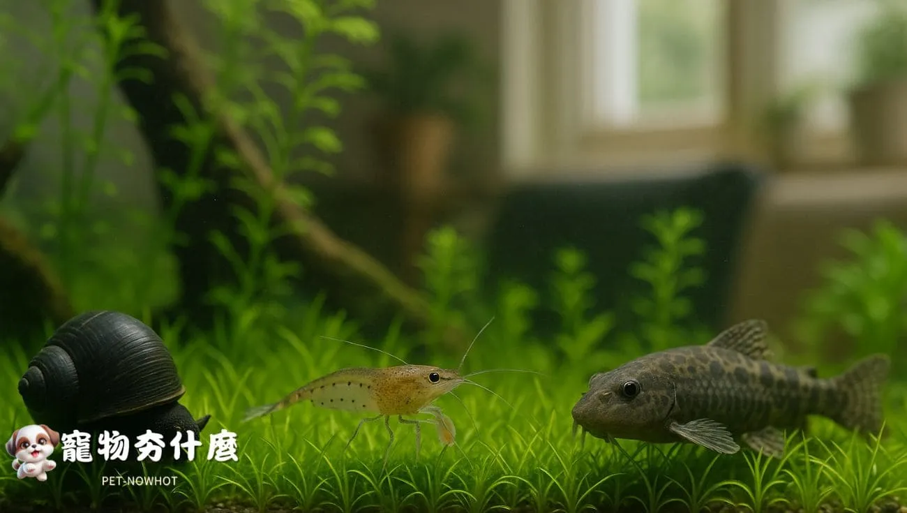 食藻生物維持缸內平衡