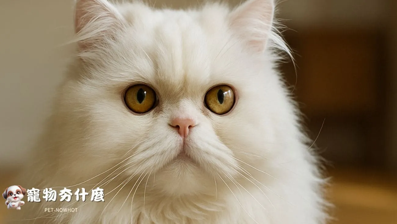 波斯貓臉部特寫