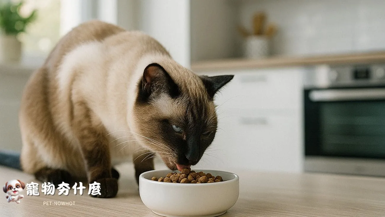 暹羅貓食用潔牙乾糧飼料