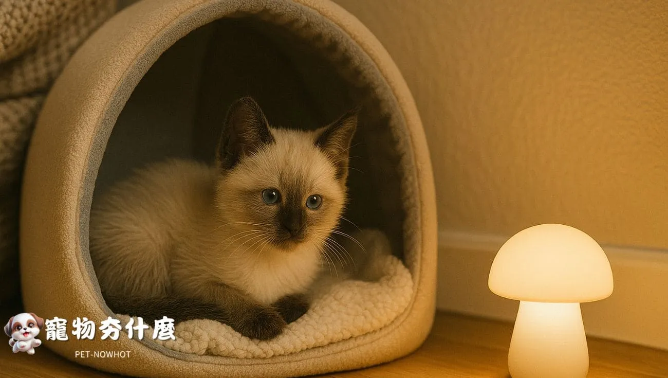 暹羅幼貓安心獨處空間