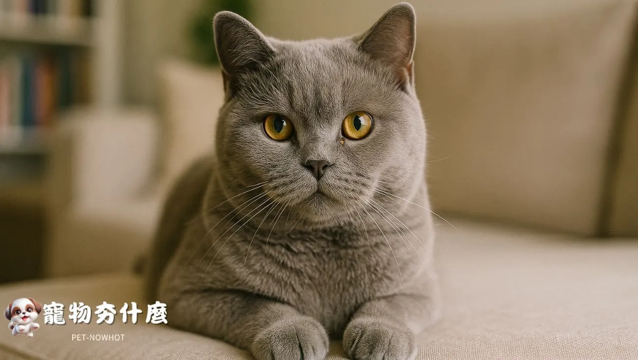 英短貓眼角微量分泌