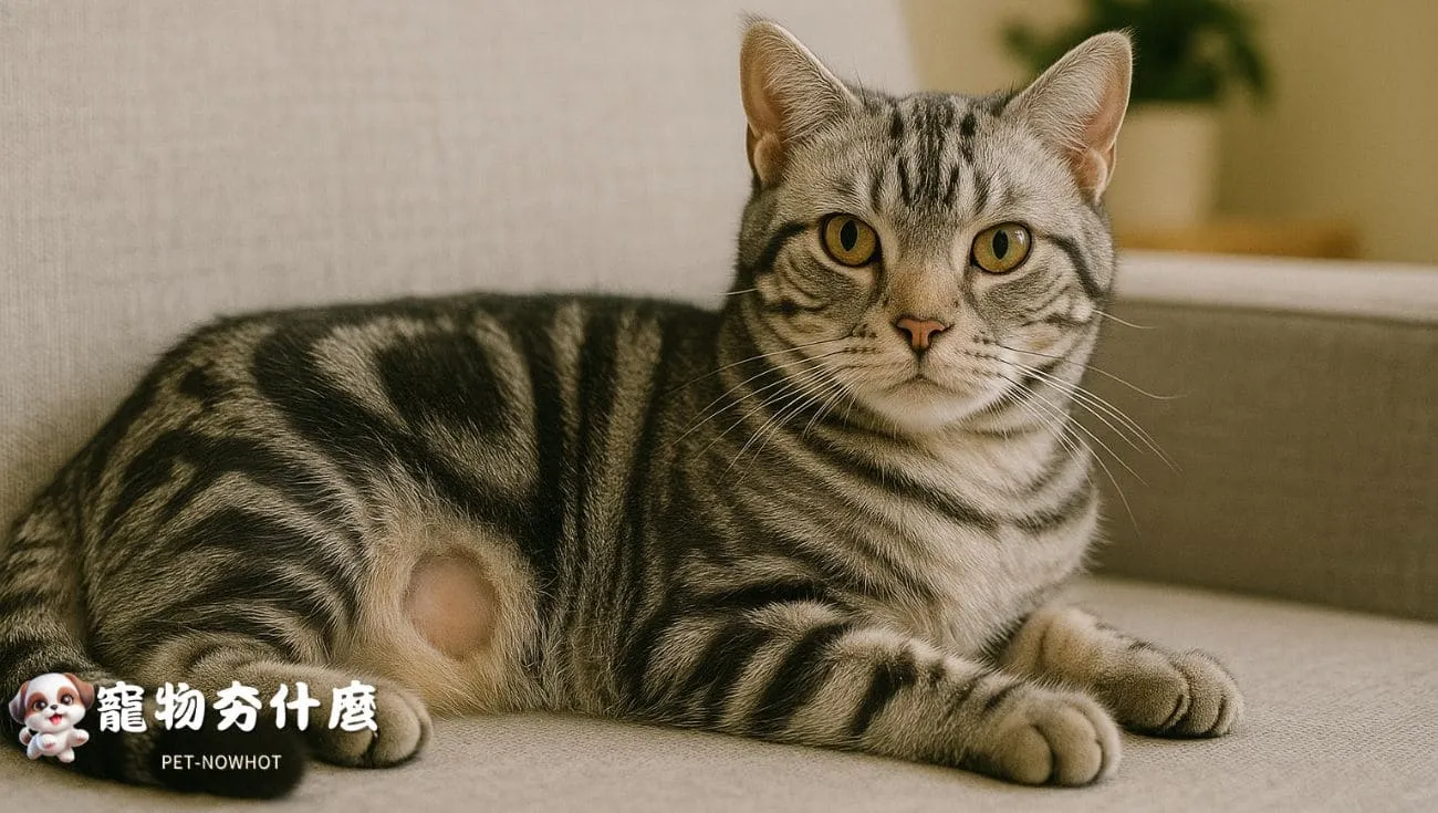 美國短毛貓局部掉毛