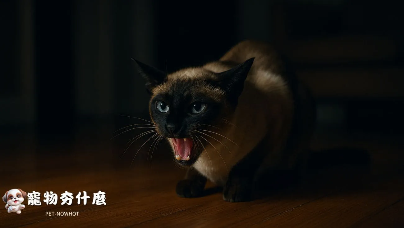 暹羅貓半夜焦躁亂叫