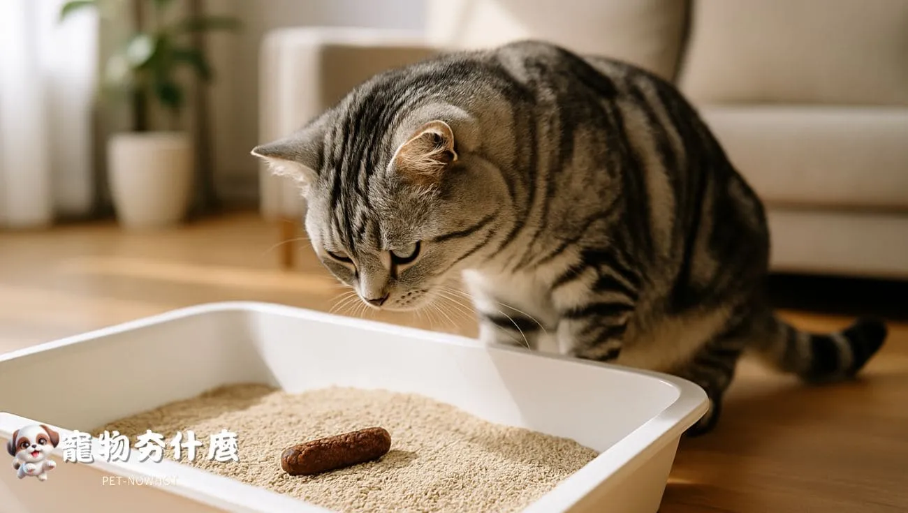 美國短毛貓正常糞便排便觀察