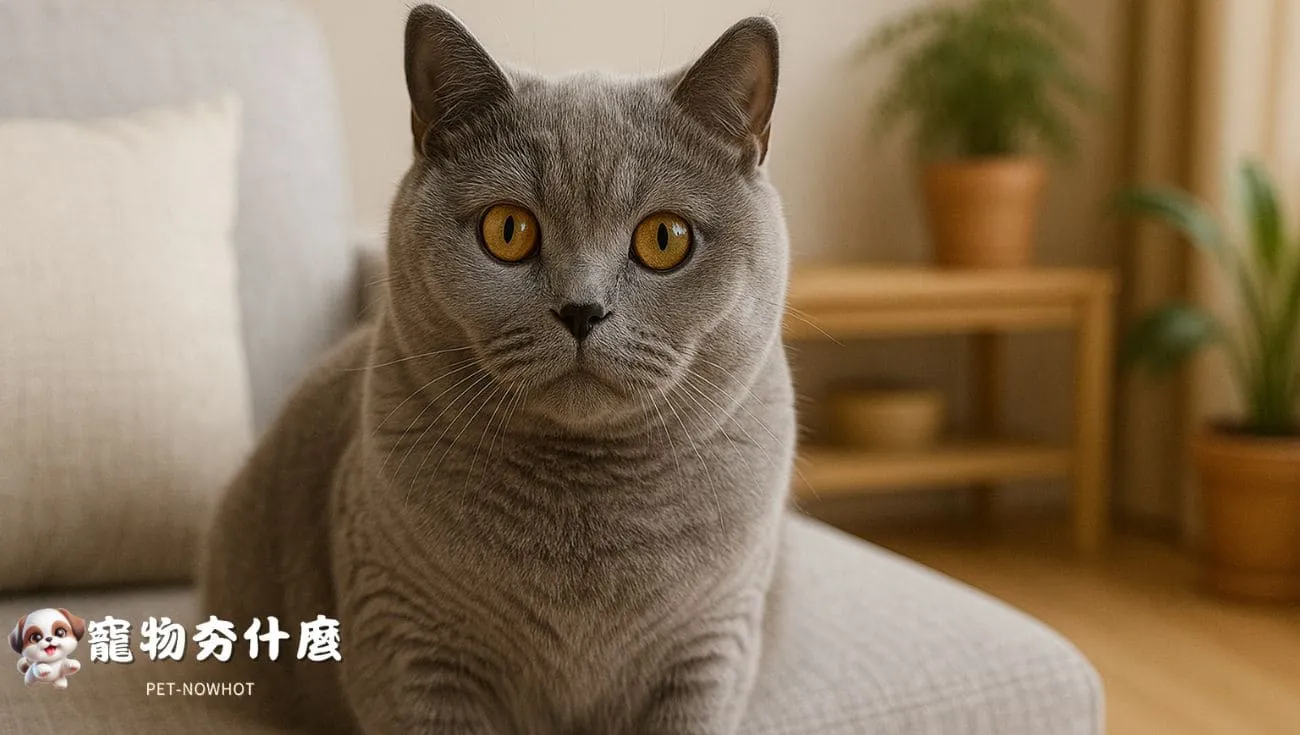 英短貓瞳孔大小不一