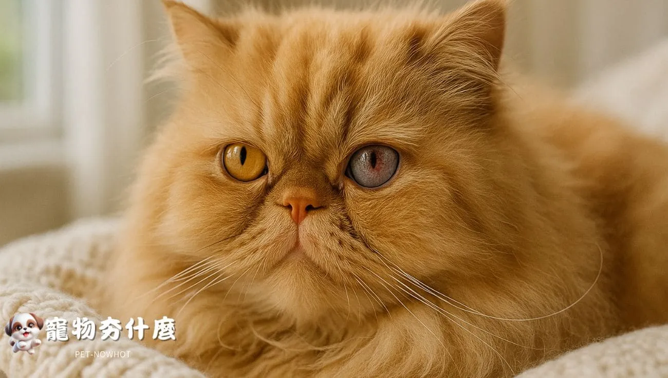 波斯貓虹膜炎眼部照