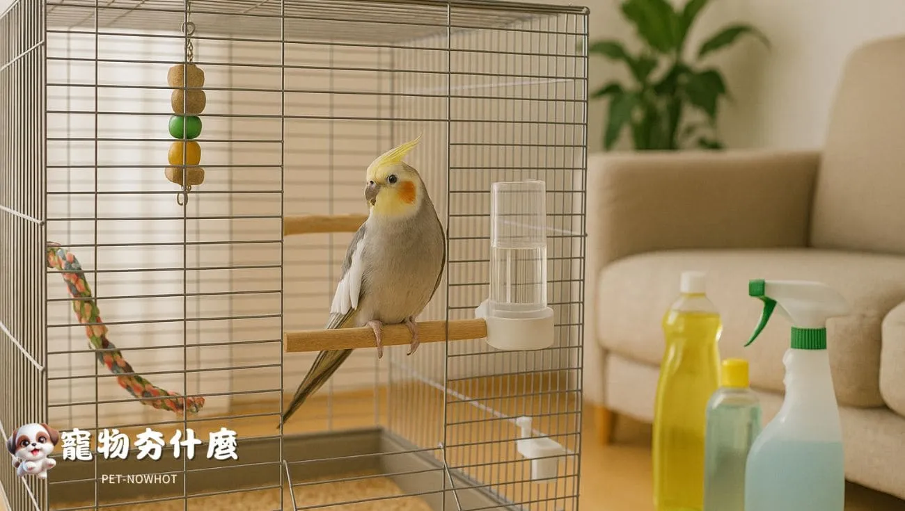 玄鳳鸚鵡舒適清潔飼養環境