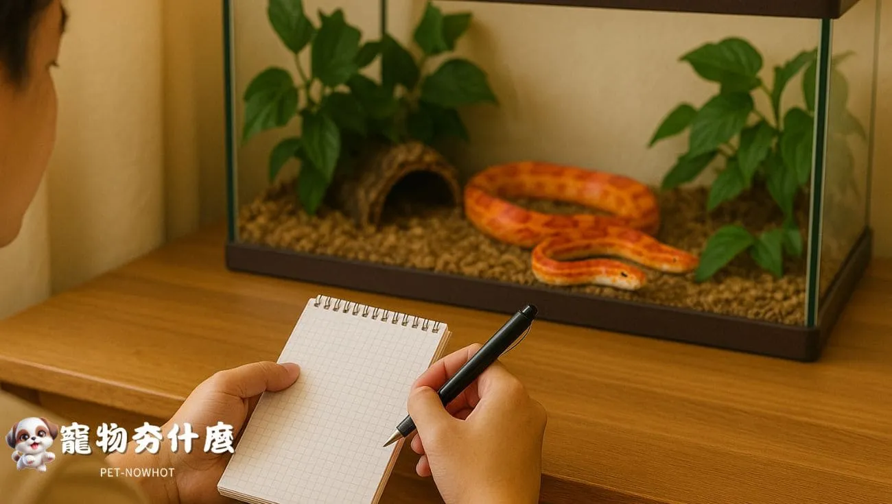 玉米蛇飼主經驗插圖