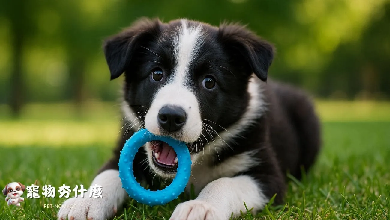 邊境牧幼犬換牙咬環