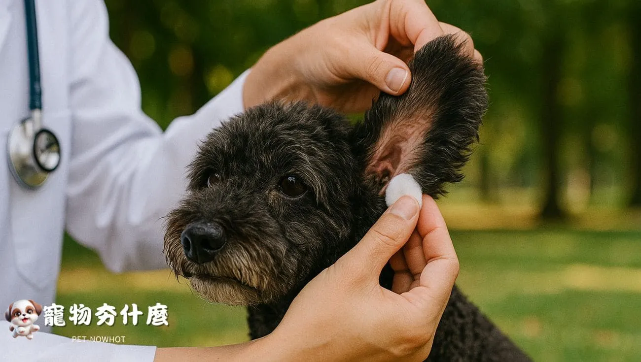 獸醫幫貴賓清潔耳朵