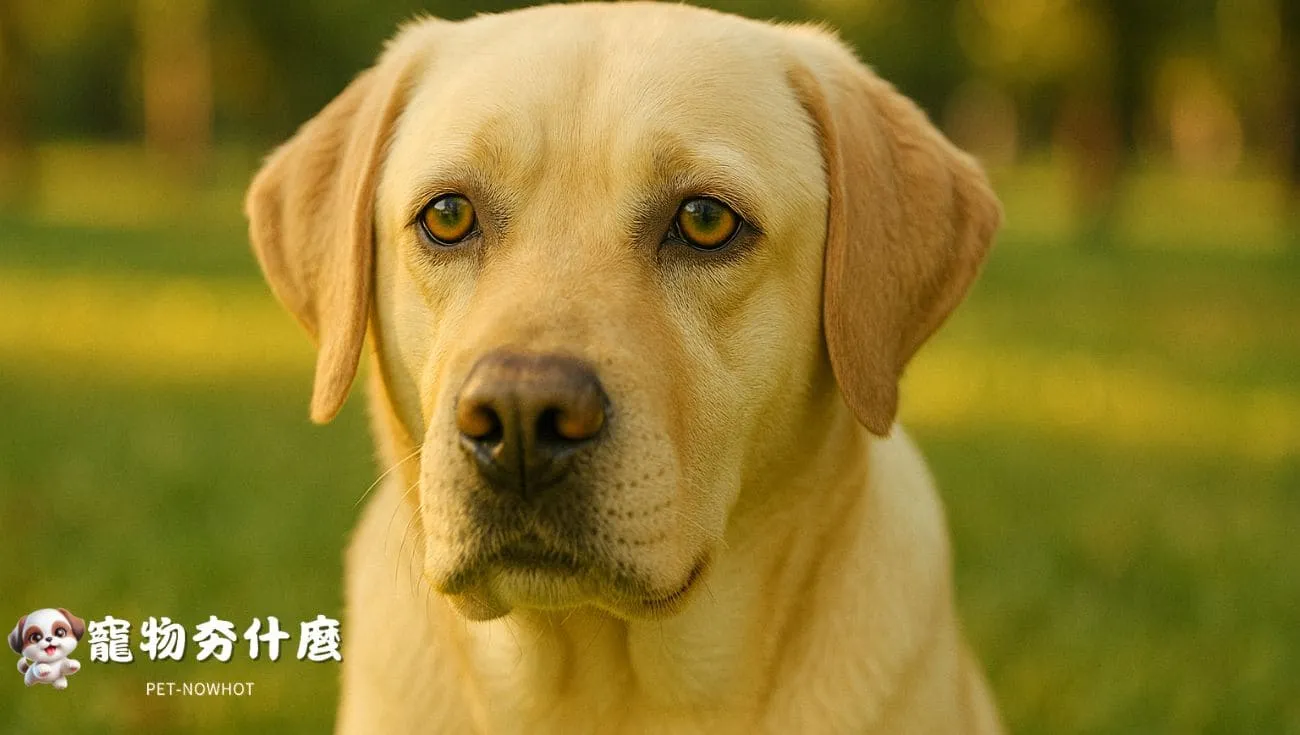 拉布拉多犬眼白發黃異常