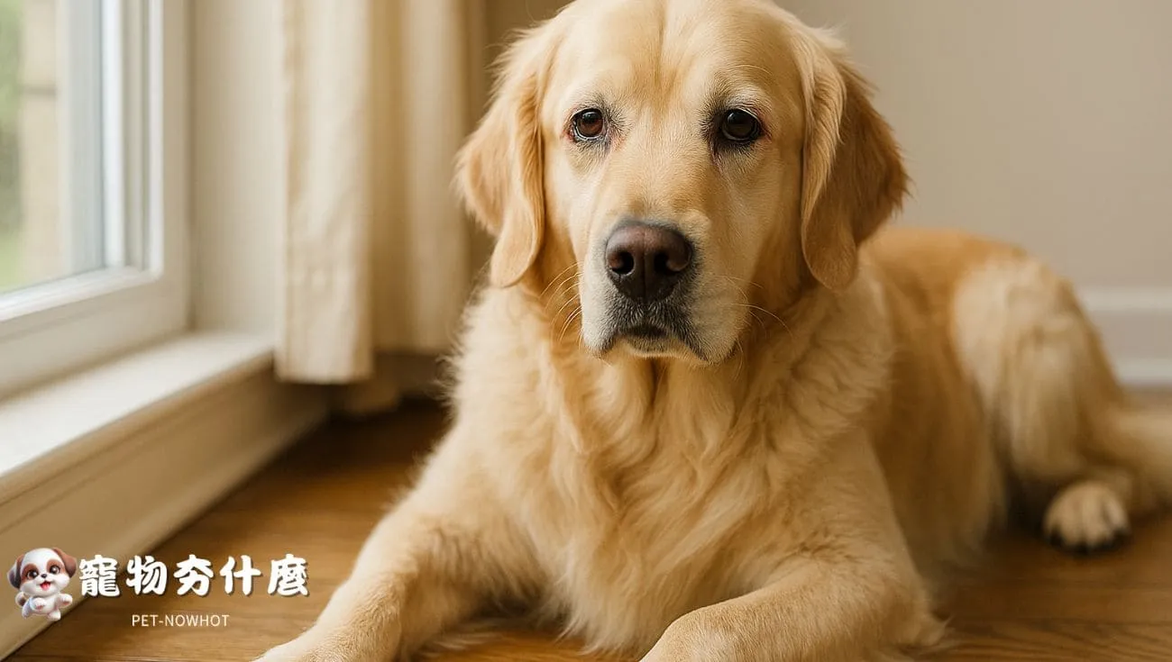 黃金獵犬輕微眼部分泌物