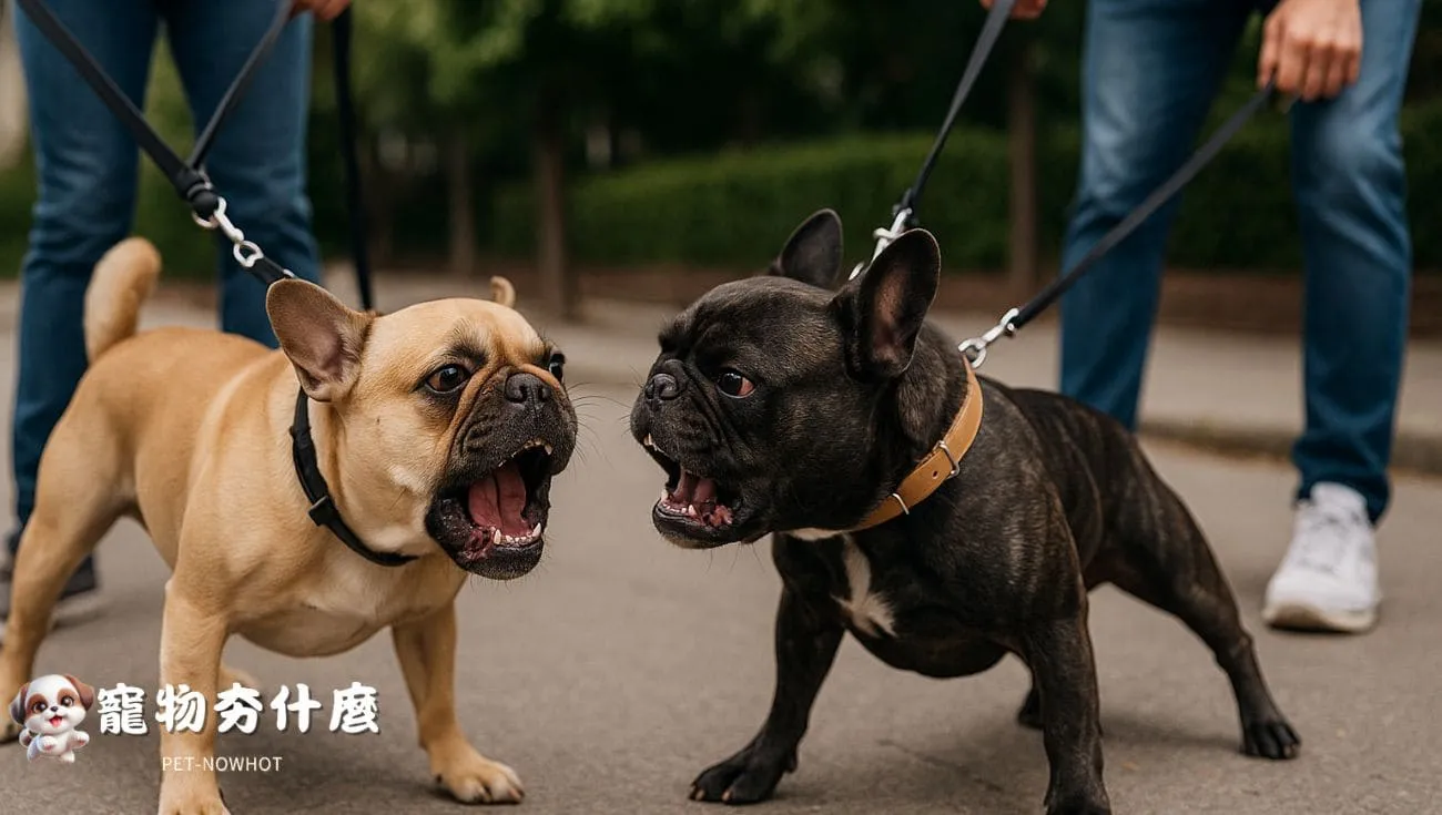 法鬥犬在人行道爆衝