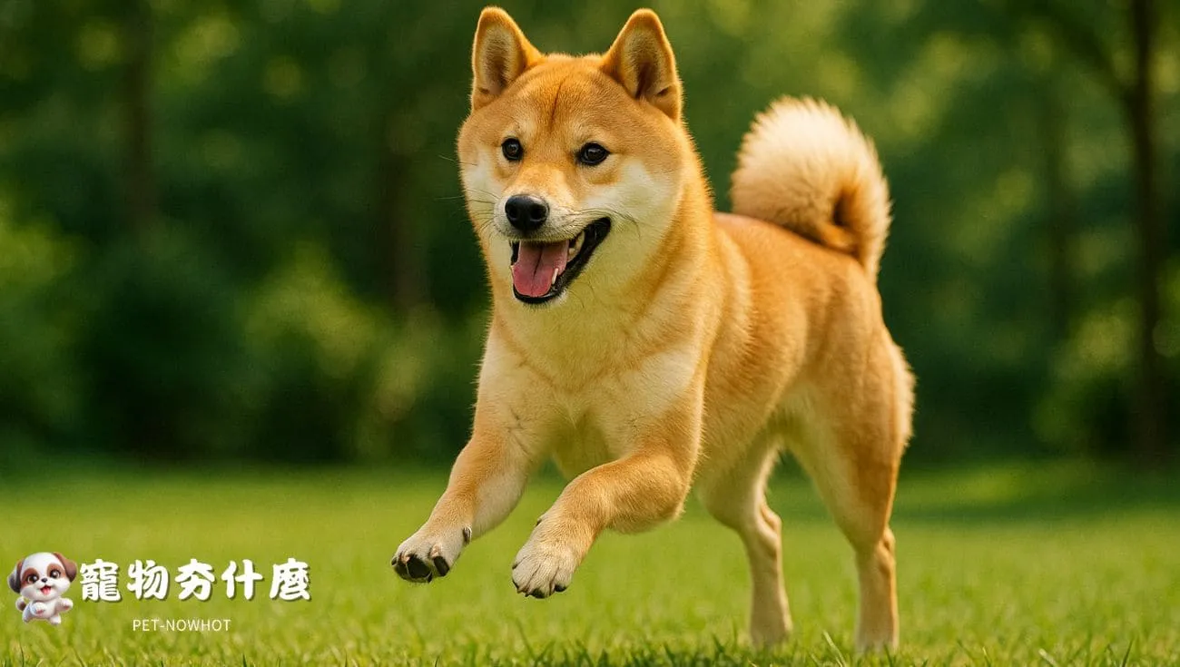柴犬運動中的活力體態