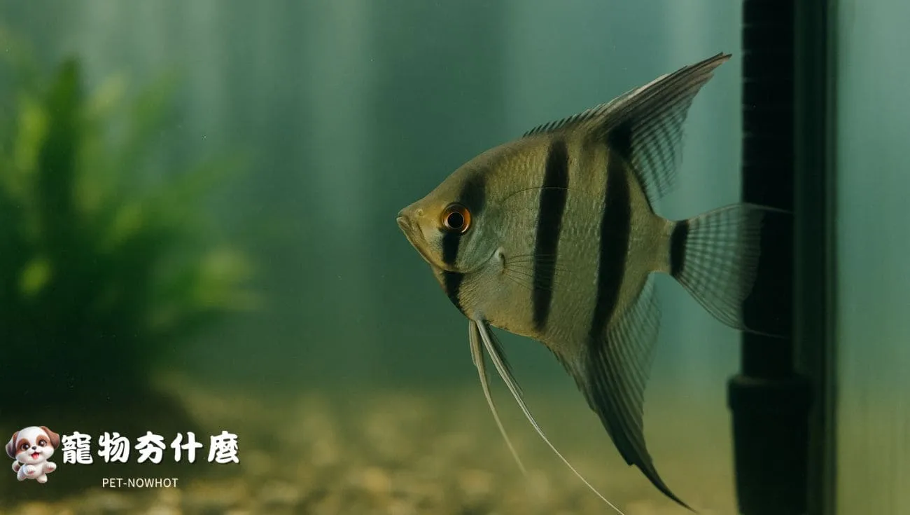 神仙魚靜止觀察行為