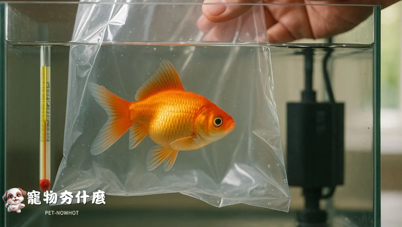 金魚新魚入缸隔離操作