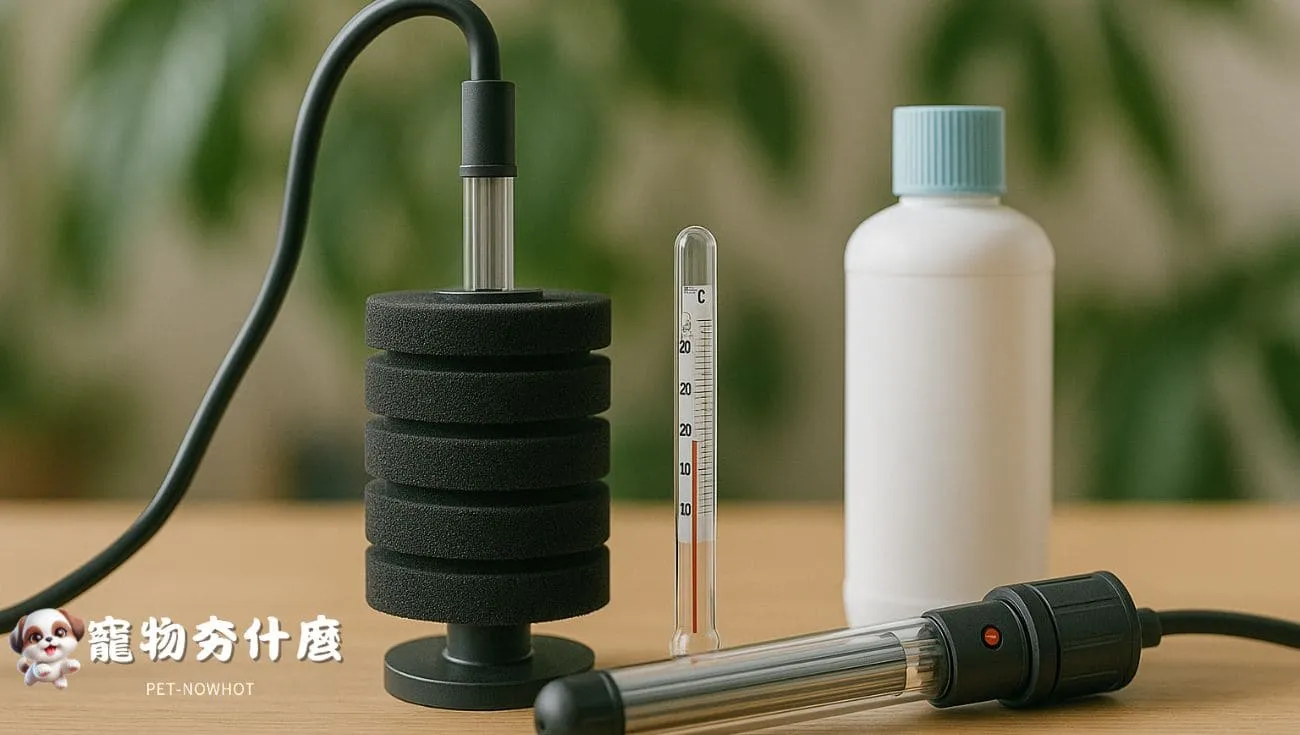 隔離缸專用水族設備擺放