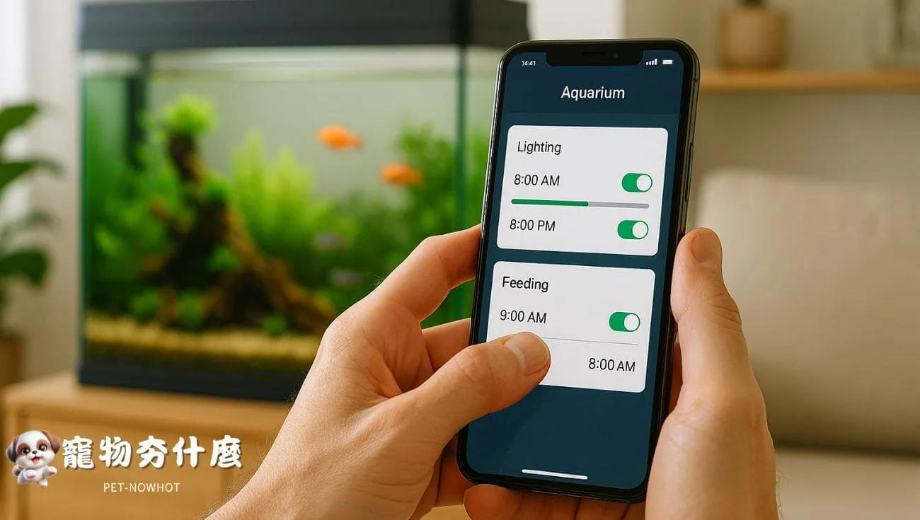 智能控制魚缸設備照