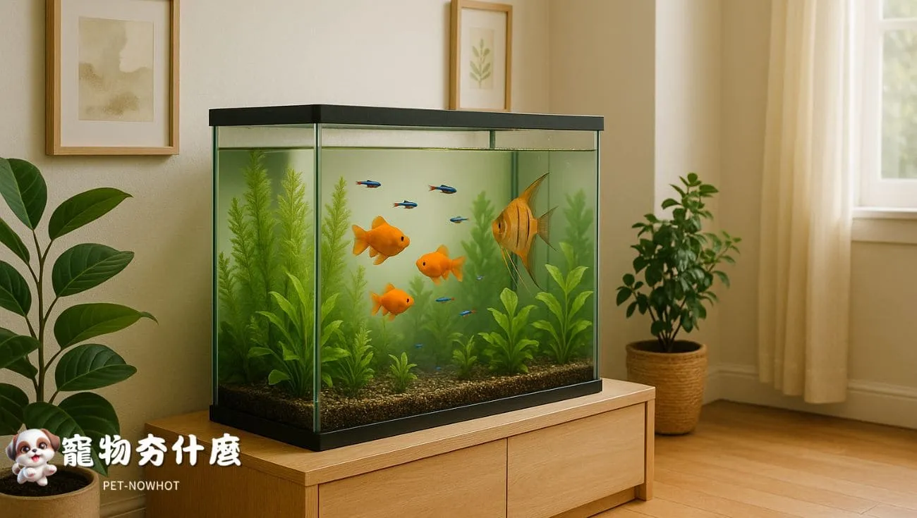 魚缸東方方位家居實景