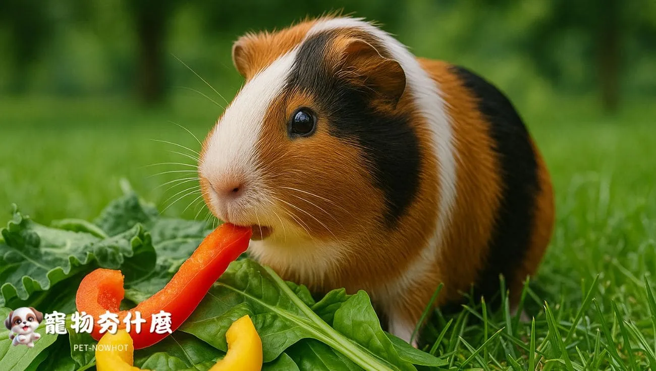 天竺鼠蔬菜營養攝取照
