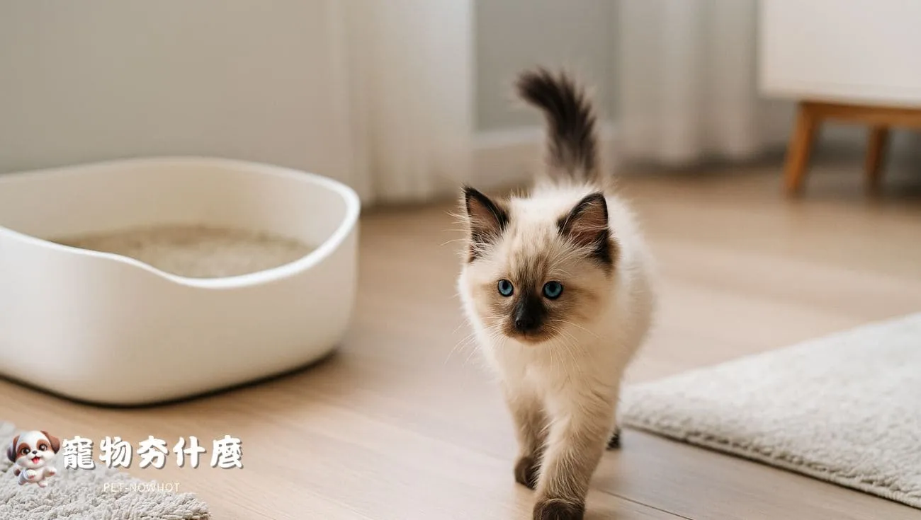 布偶貓完成排泄訓練