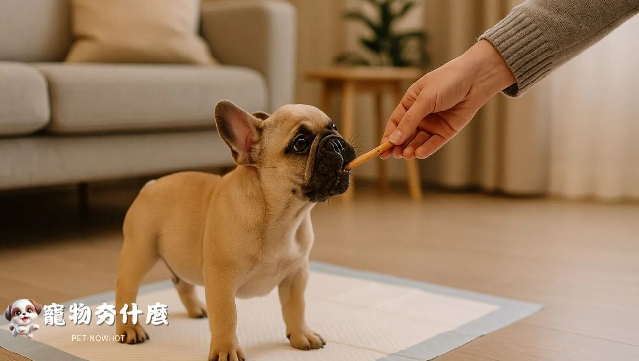法鬥幼犬如廁獎勵圖