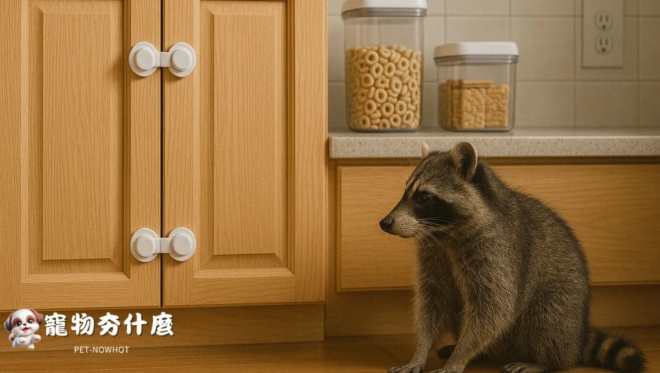 家中設有防護鎖的櫃子