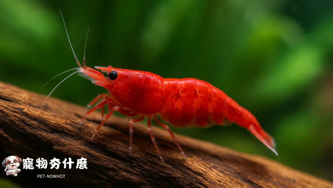 極火蝦紅色體色特寫畫面