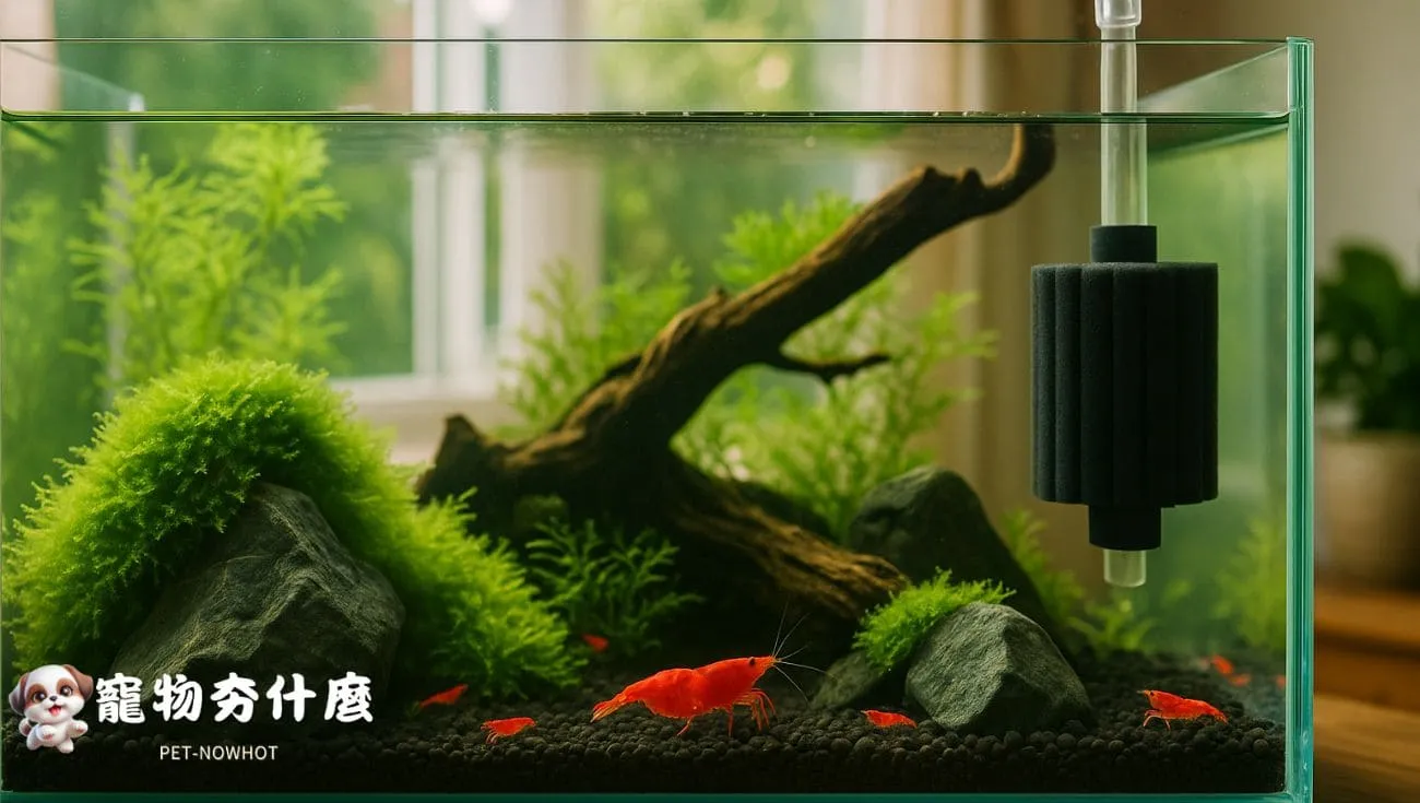 極火蝦專用水草缸環境設計