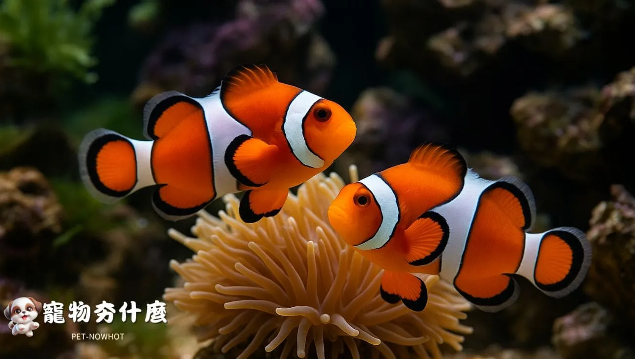 海水缸小丑魚悠游景觀