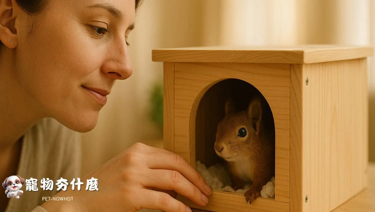 飼主細心觀察松鼠行為