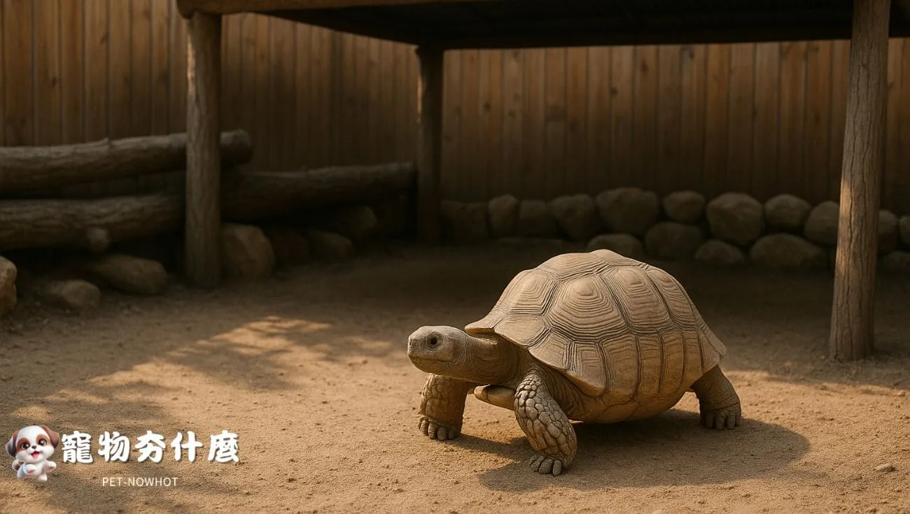 陸龜寬敞安全活動空間