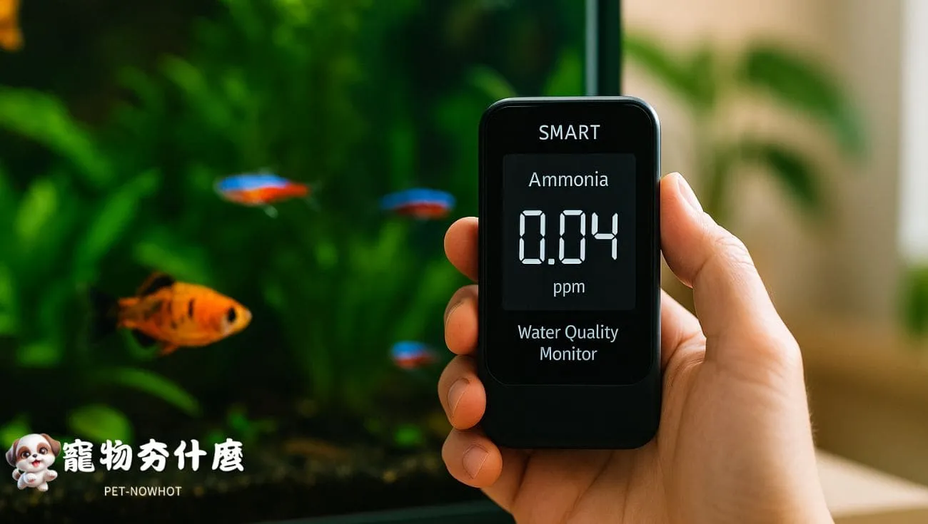 魚缸智能水質偵測攝影情境