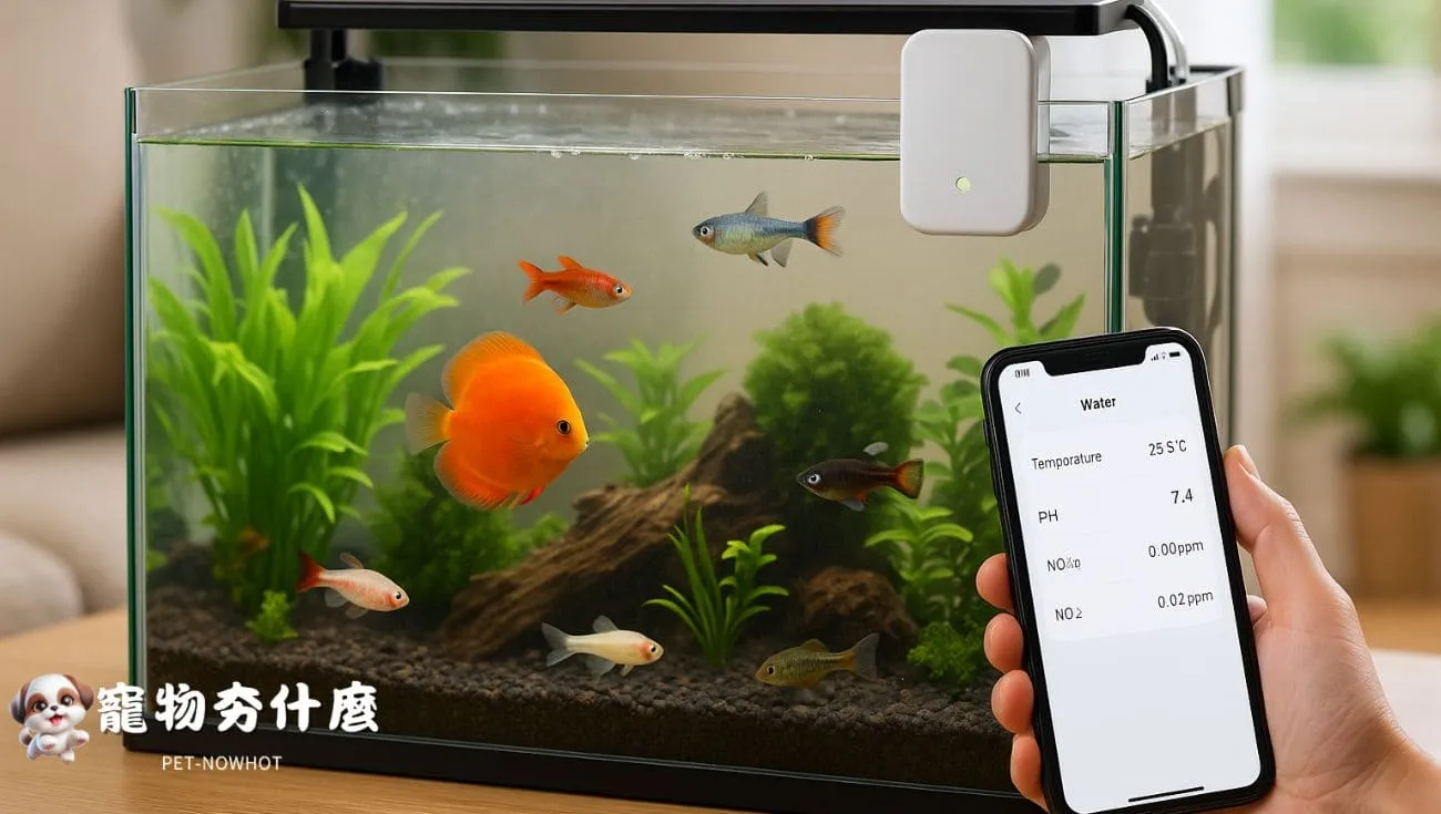 智能監控水族缸水質情形