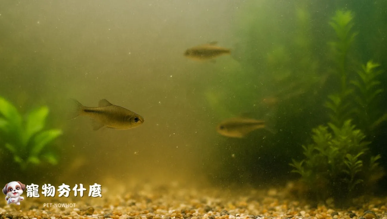 水族缸物理性混濁狀態