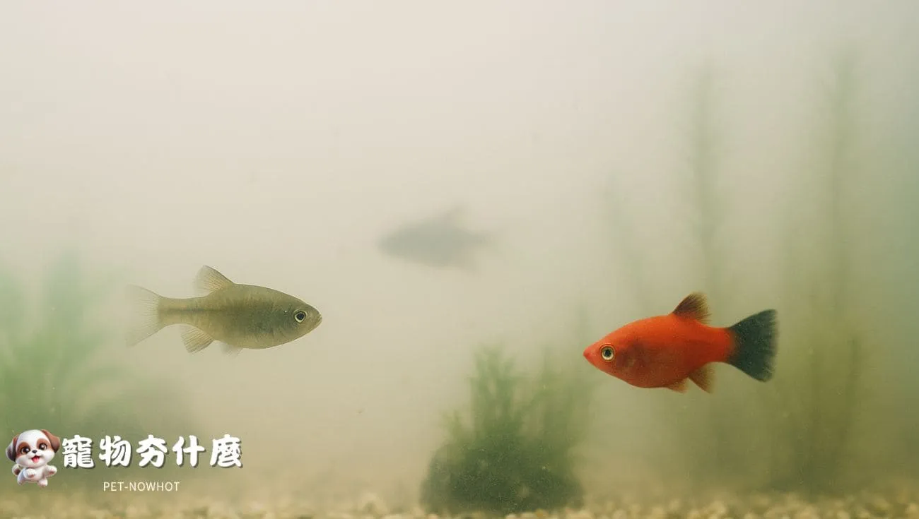細菌爆發導致乳白混濁