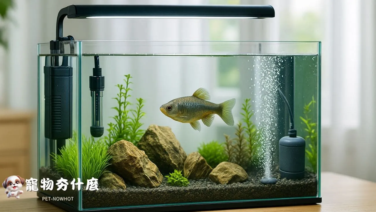 新手水族缸基本設備展示