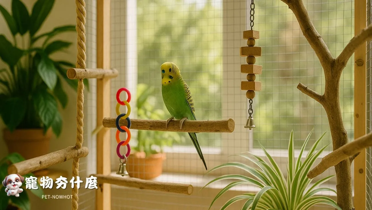 虎皮鸚鵡理想飼養空間設計