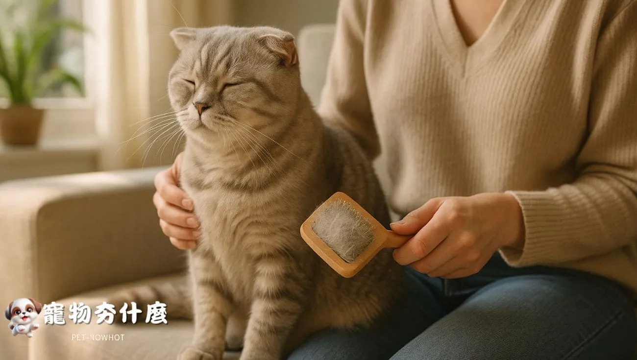 蘇格蘭摺耳貓梳毛日常照護