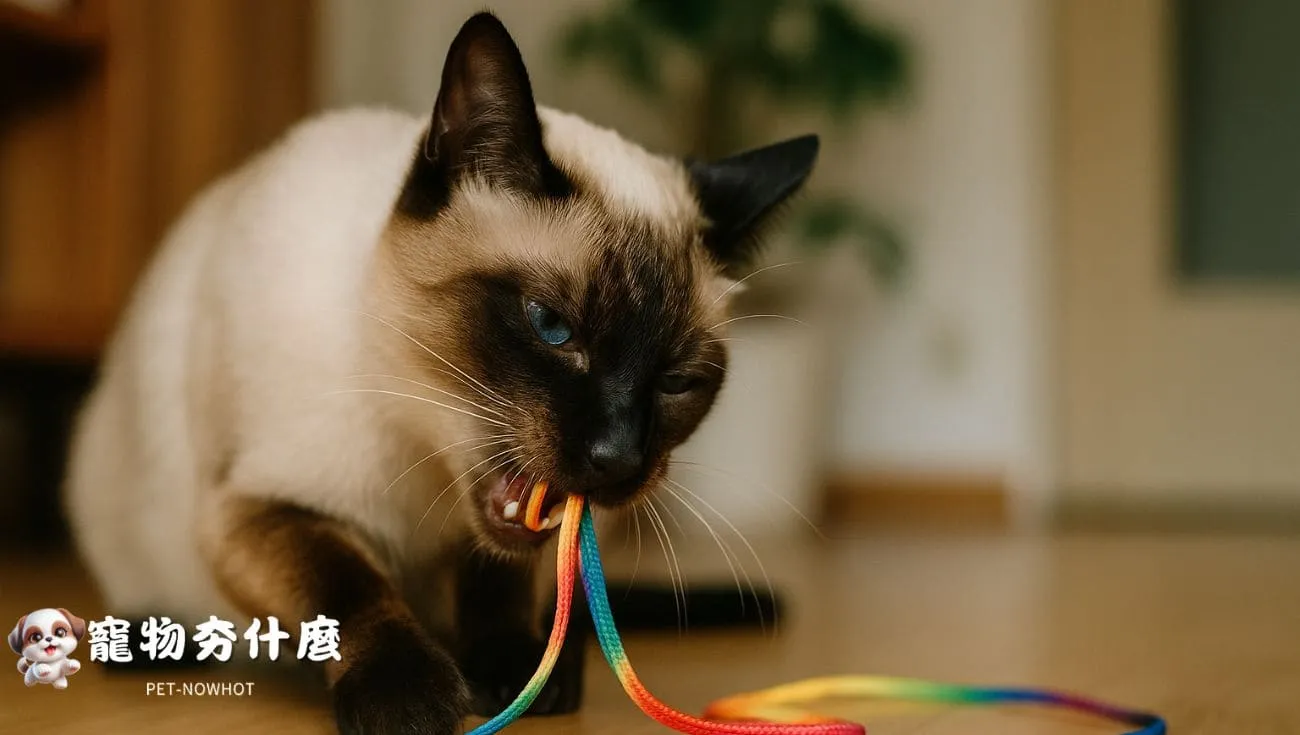 暹羅咬鞋帶模擬照