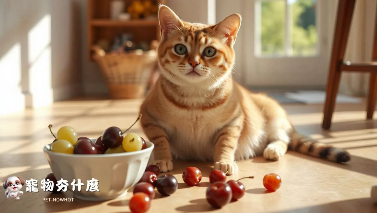 貓咪誤食危險水果警示