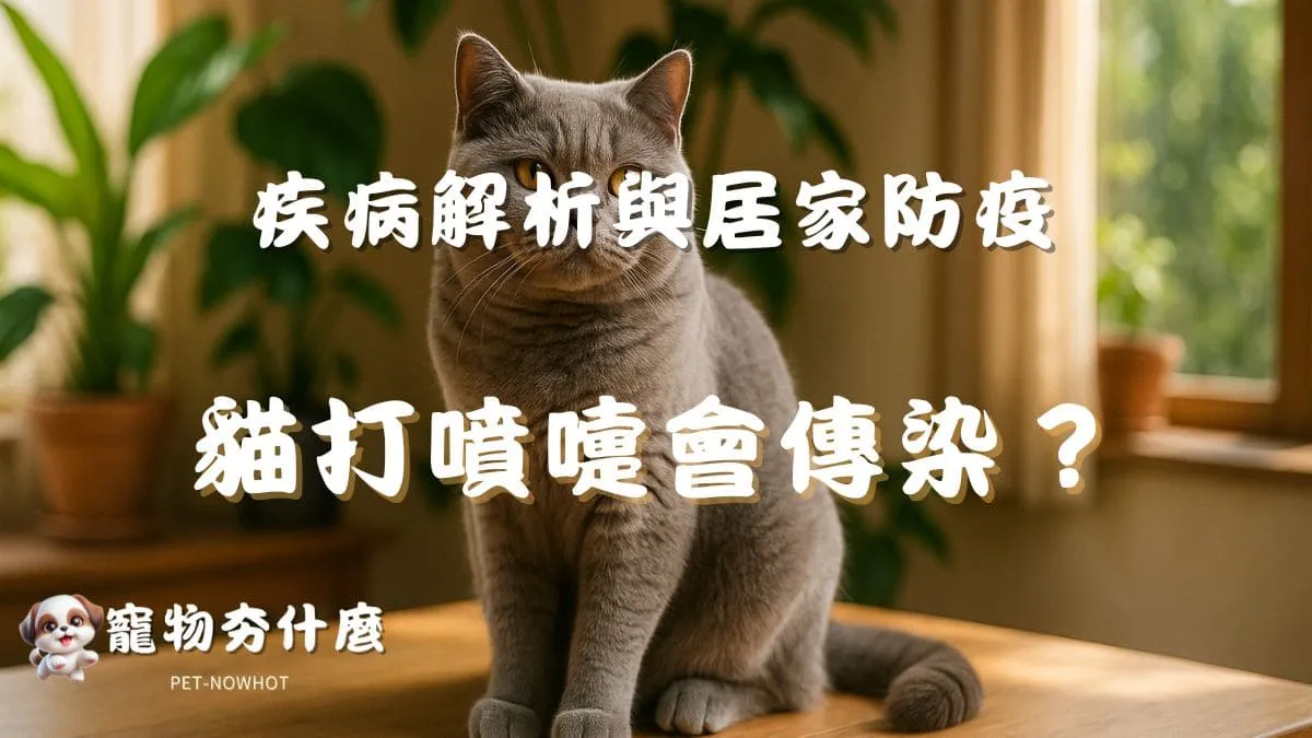 貓咪打噴嚏會傳染嗎？