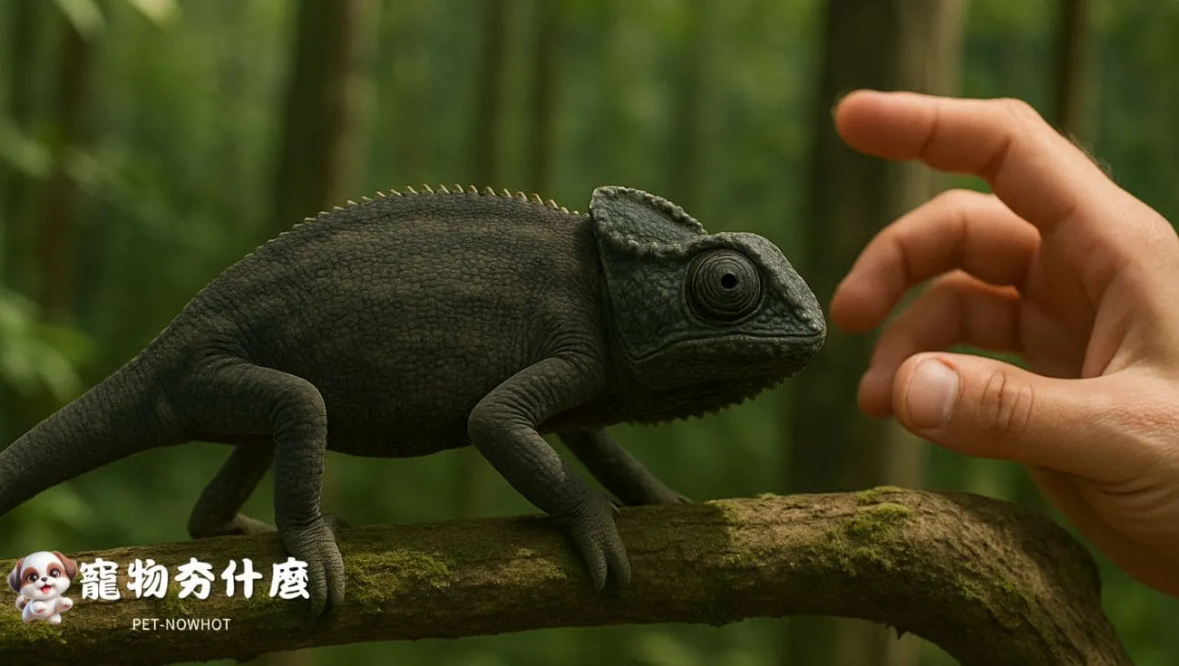 壓力下變色龍體色圖