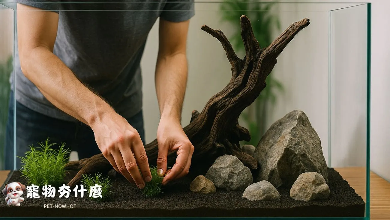 燈科魚適合的造景設缸