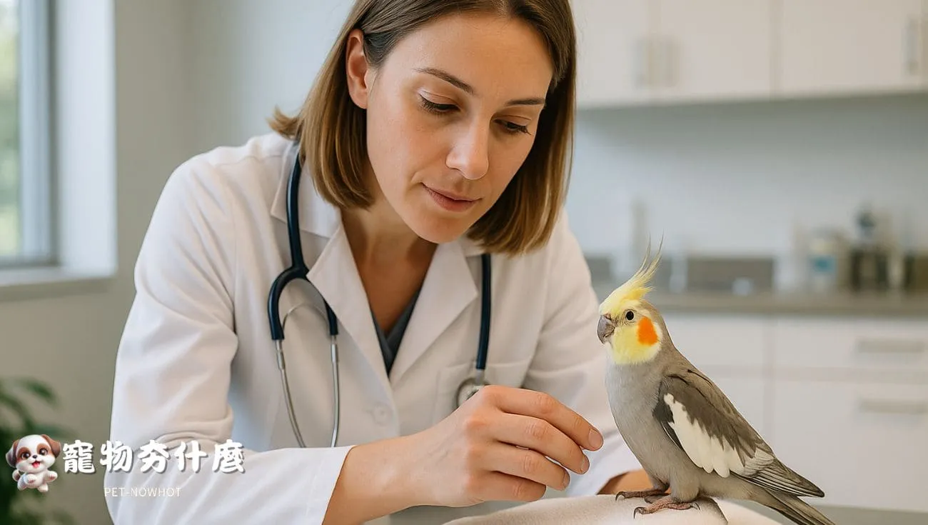 玄鳳鸚鵡獸醫健康檢查