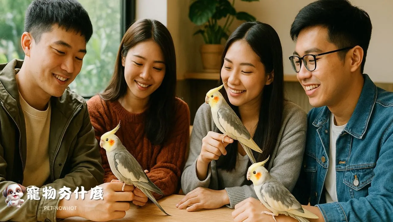 玄鳳鸚鵡社群交流情境