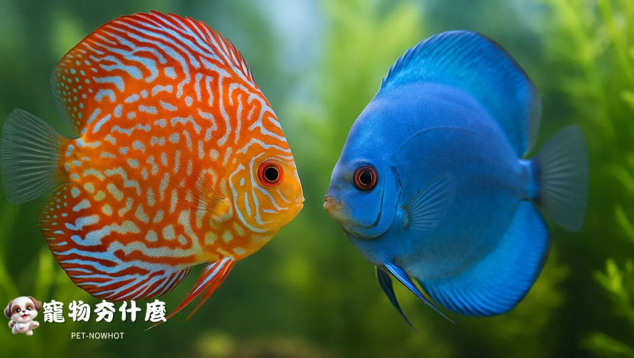 七彩神仙魚品系外觀特寫
