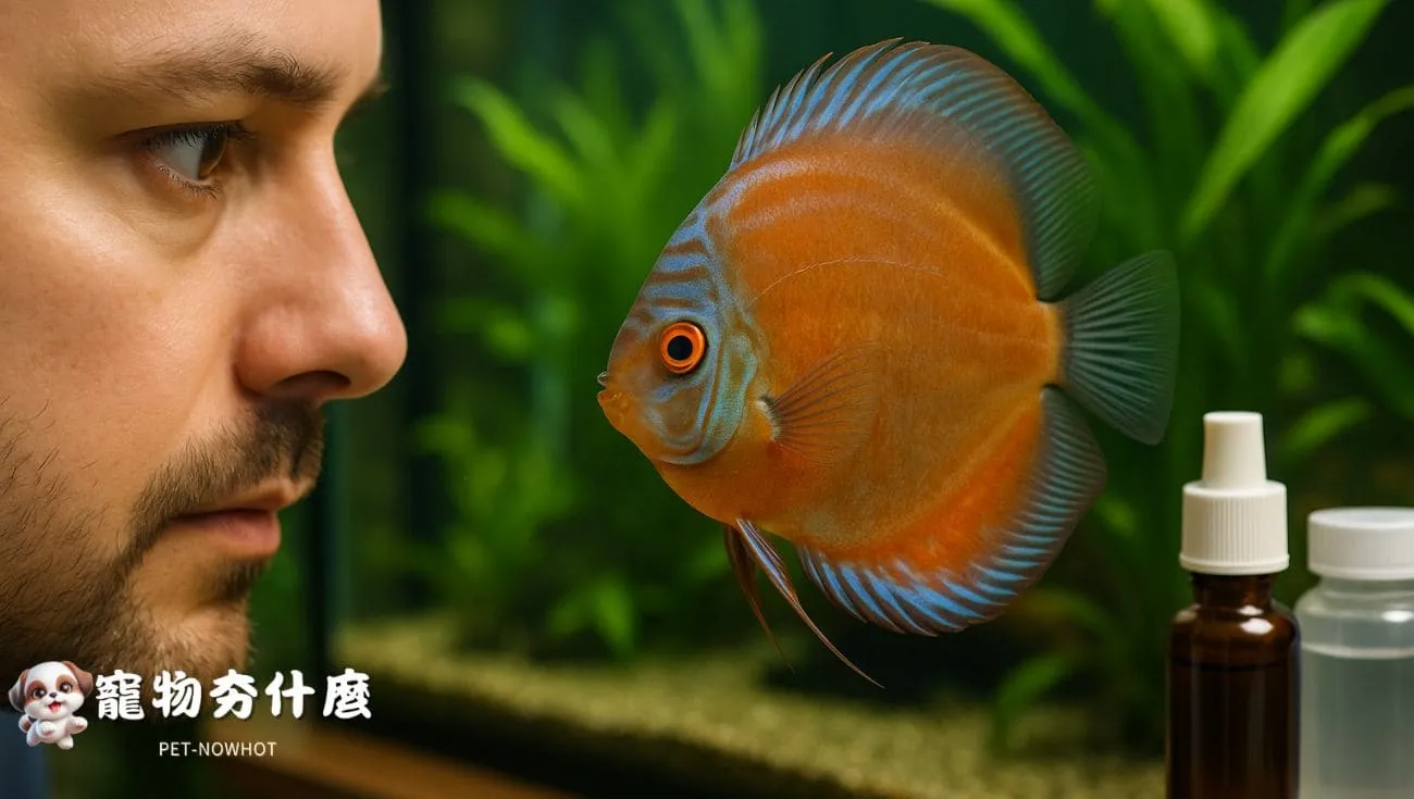 七彩神仙魚健康觀察與防病